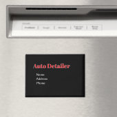 Personaliseer Adverteren Promoot Auto Detailer Magneet (Insitu (Vaatwasser))