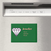 Personaliseer Adverteren Promoot Jeweler Business Magneet (Insitu (Vaatwasser))