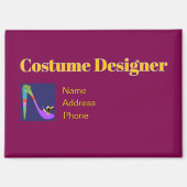 Personaliseer Adverteren Promoot Kostuumontwerper Magneet (Voorkant)