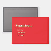 Personaliseer Adverteren Promoot Seamstress Magneet (Voorkant / Achterkant)