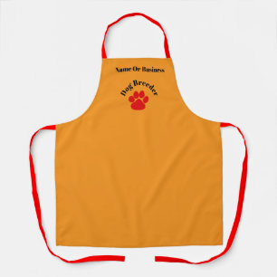 Personaliseer Adverteren Red Paw Dog Breeder Sinaa Schort