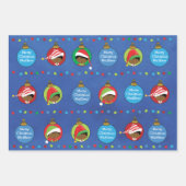 Personaliseer Afrikaanse American Boy Elf Inpakpapier Vel (Voorkant 2)