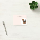 Personaliseer Airedale Terrier Post-it® Notes (Kantoor)