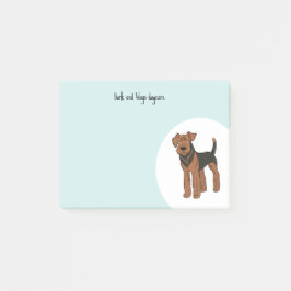 Personaliseer Airedale Terrier Post-it® Notes