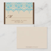 :personaliseer: Aqua Darling Plaatskaart Plaatskaartje (Voorkant / Achterkant)