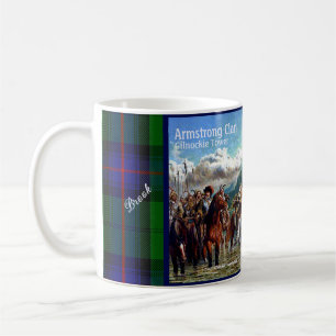 Personaliseer Armstrong Scottish Clan Castle Tarta Koffiemok