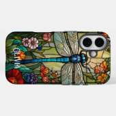 Personaliseer  art nouveau boho libel Case-Mate iPhone case (Achterkant (horizontaal))