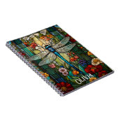 Personaliseer art nouveau boho libel notitieboek (Rechterzijde)