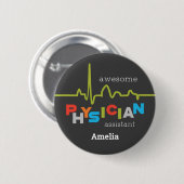 Personaliseer, Arts Assistant Week Geweldige Ronde Button 5,7 Cm (Voorkant /achterkant)