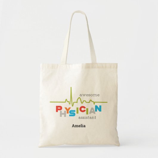Personaliseer, Arts Assistant Week Geweldige Tote Bag (Voorkant)