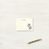 Personaliseer Australian Shepherd Post-it® Notes (Op bureau)
