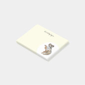 Personaliseer Australian Shepherd Post-it® Notes (Schuin)