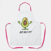 Personaliseer Avocado Avo Nice Day Baker Chef Scho Schort (Voorkant)