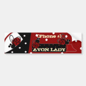 Personaliseer Avon Lady Bumpersticker (Voorkant)