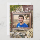 Personaliseer avonturier afstudeeraankondigingen kaart (Voorkant)