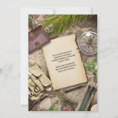 Personaliseer avonturier afstudeeraankondigingen kaart (Achterkant)