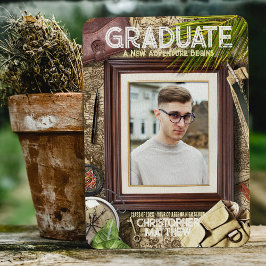 Personaliseer avonturier afstudeeraankondigingen kaart