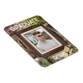 Personaliseer avonturier afstudeeraankondigingen magneet (Rechterzijde)