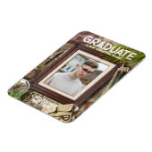 Personaliseer avonturier afstudeeraankondigingen magneet (Linkerzijde)