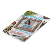 Personaliseer avonturier afstudeeraankondigingen magneet (Linkerzijde)