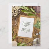 Personaliseer  avonturier thema aankondiging (Achterkant)