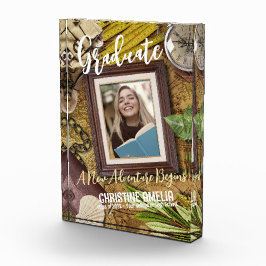 Personaliseer avonturier thema aankondiging fotoblokken