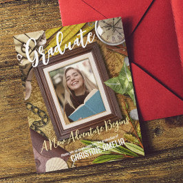 Personaliseer avonturier thema Afstuderen Kaart