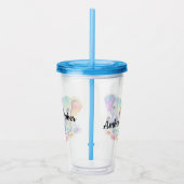 Personaliseer Baby Elephant Acryl Drinkbeker (Rechts)