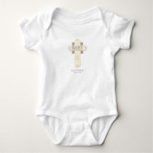 Personaliseer, Baby Inwijding Crème & Grijze Kruis