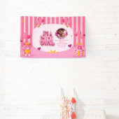 Personaliseer Baby Meisje Geslacht Onthul Tekst en Spandoek (Insitu)