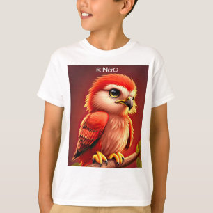 Personaliseer Baby Red Hawk T-shirt