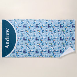 Personaliseer Baby Seals Strandlaken