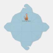 Personaliseer Bar Mitzvah Kippah Cat Party Favor Bedankdoosjes (Uitgevouwen)