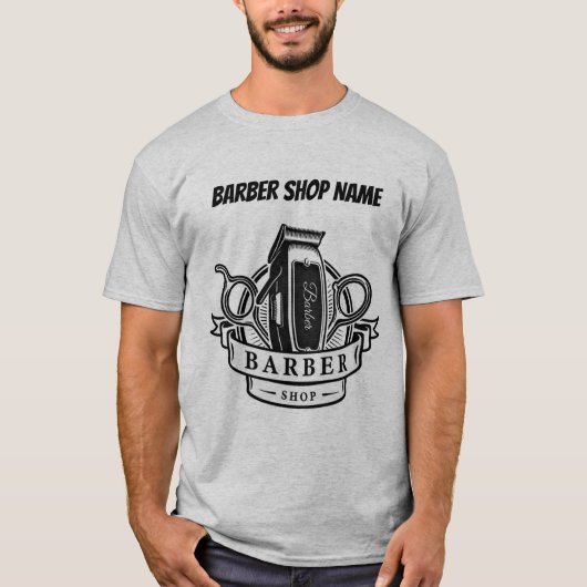 Personaliseer Barber T-shirt (Voorkant)