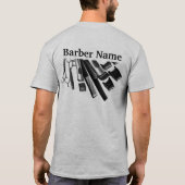 Personaliseer Barber T-Shirt (Achterkant)