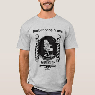 Personaliseer Barber T-Shirt