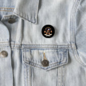 Personaliseer BBQ Grill Master Cadeau Leuk Je Vlee Ronde Button 3,2 Cm (In situ)
