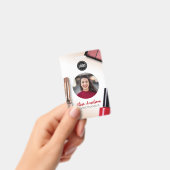 Personaliseer Bedrijf | Modern Make-up Bedrijf Badge (Handheld)