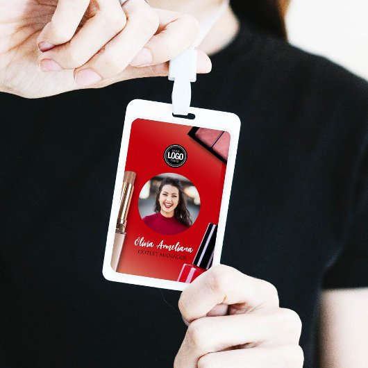 Personaliseer Bedrijf | Modern Make-up Bedrijf Badge