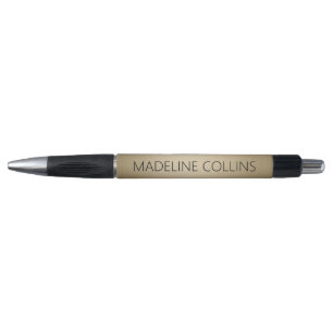 Personaliseer bedrijfsnaam metallic goud pen