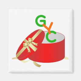 Personaliseer Bedrijfsorganisatie Evenementenlogo Magneet