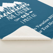 Personaliseer bergen en ik moet gaan sherpa deken (3/4)