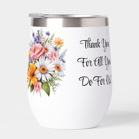 Personaliseer Bericht Thermische Wijn Tumble (Rechts)