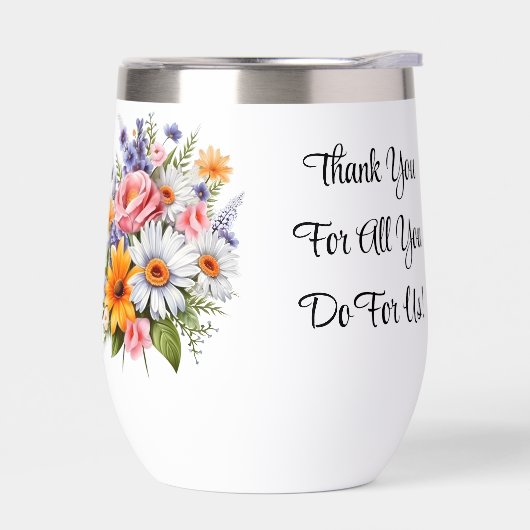 Personaliseer Bericht Thermische Wijn Tumble (Links)