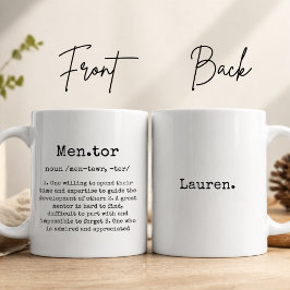 Personaliseer Beste Mentor Ooit Aangepast Bedankje Koffiemok