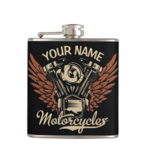 Personaliseer Biker Motorfietsen Motor Vleugels Ga