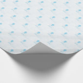 Personaliseer, Blauwe Jongen Eerste Heilige Commun Cadeaupapier (Hoek)
