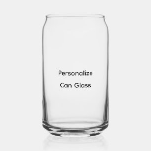 Personaliseer blikvorm glas