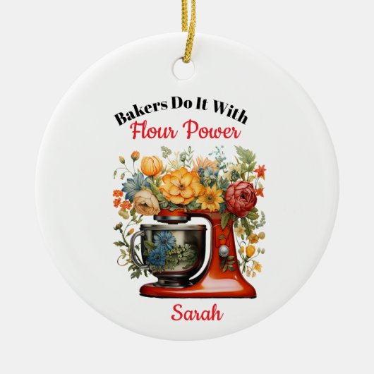 Personaliseer | Bloem Power Ornament (Voorkant)