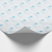 Personaliseer, Blue Boy First Heilige Communitykru Cadeaupapier (Hoek)